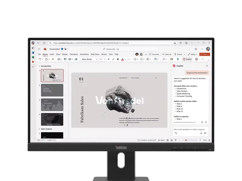  ThinkVision E22 40 Monitor  64C9MAR6VN 